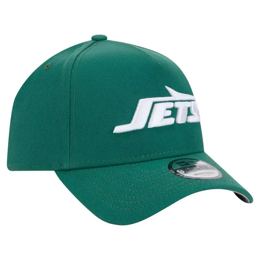 New Era New York Jets A-Frame 9Forty Mens OS Green Adjustable Snap Hat JAX50